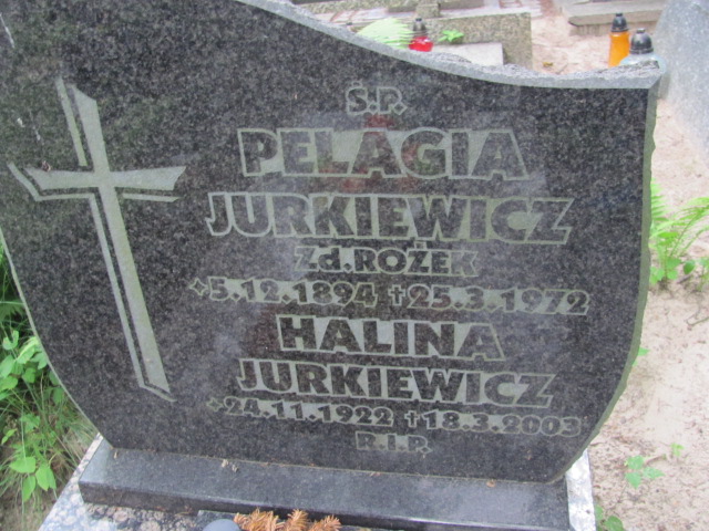 Pelagia Jurkiewicz 1894 Sopot - Grobonet - Wyszukiwarka osób pochowanych