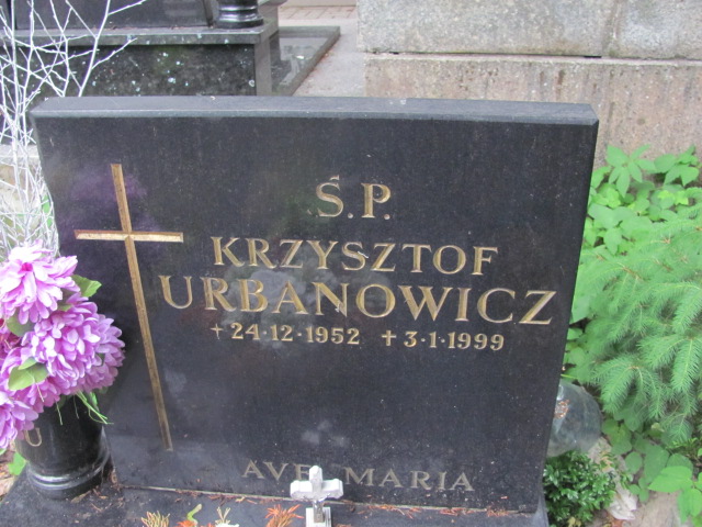 Krzysztof Urbanowicz 1952 Sopot - Grobonet - Wyszukiwarka osób pochowanych