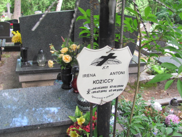 Irena Kozicka 1912 Sopot - Grobonet - Wyszukiwarka osób pochowanych