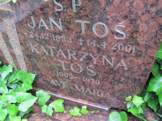 Jan Toś 1933 Sopot - Grobonet - Wyszukiwarka osób pochowanych