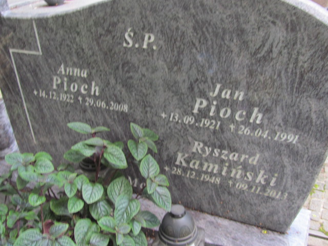 Jan Pioch 1921 Sopot par. - Grobonet - Wyszukiwarka osób pochowanych