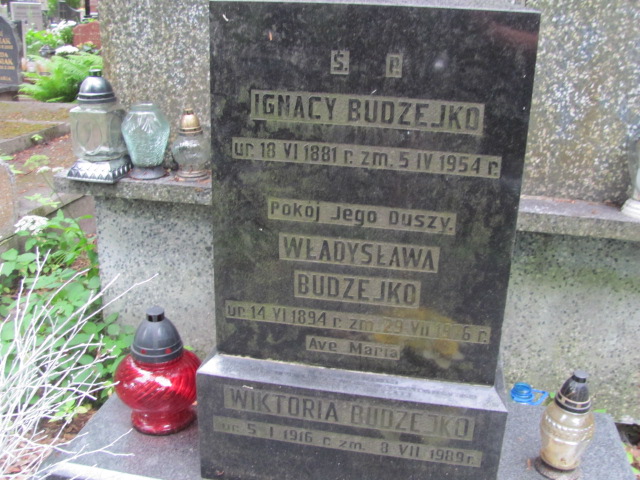 Władysława Budzejko 1894 Sopot - Grobonet - Wyszukiwarka osób pochowanych