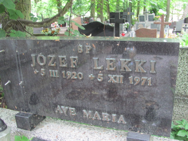 Józef Lekki 1920 Sopot - Grobonet - Wyszukiwarka osób pochowanych