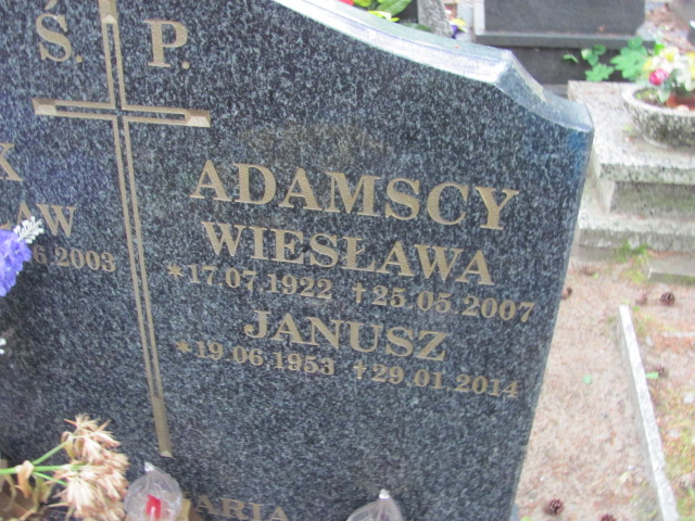 Wiesława Adamska 1922 Sopot - Grobonet - Wyszukiwarka osób pochowanych