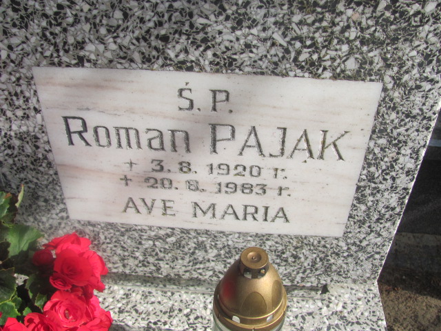 Roman Pająk 1920 Sopot - Grobonet - Wyszukiwarka osób pochowanych