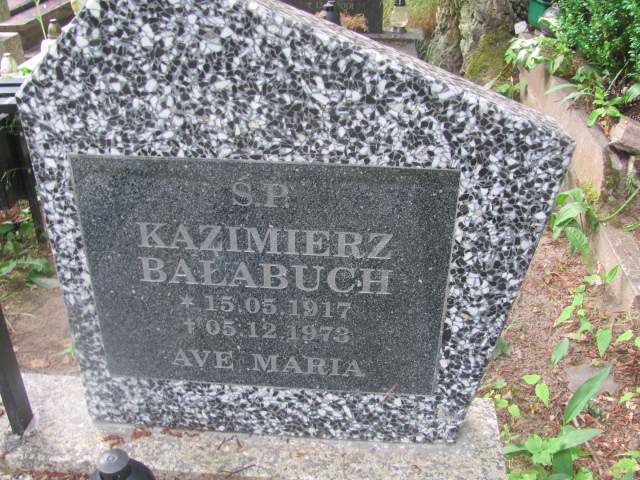 Kazimierz Bałabuch 1917 Sopot - Grobonet - Wyszukiwarka osób pochowanych