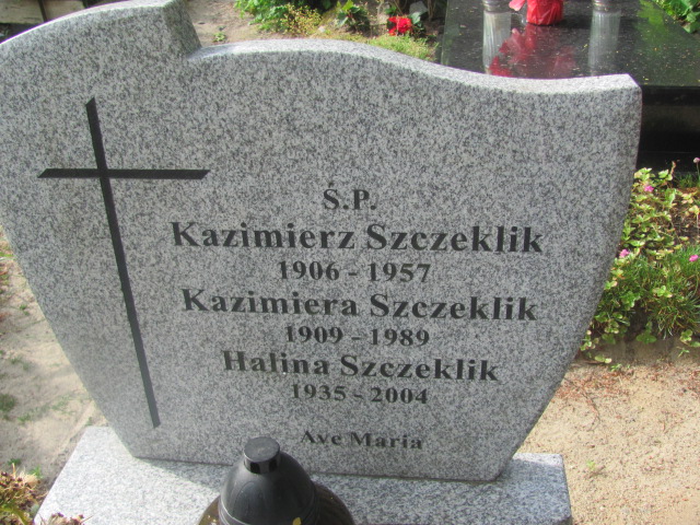 Kazimierz Szczeklik 1906 Sopot par. - Grobonet - Wyszukiwarka osób pochowanych