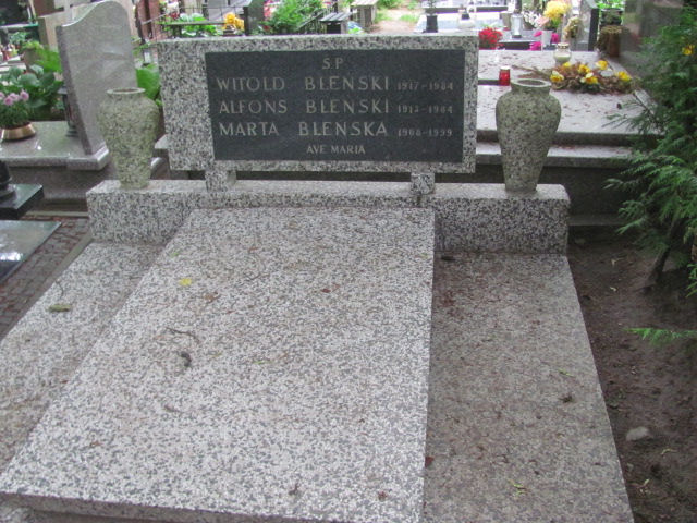 Grób Alfons Błeński