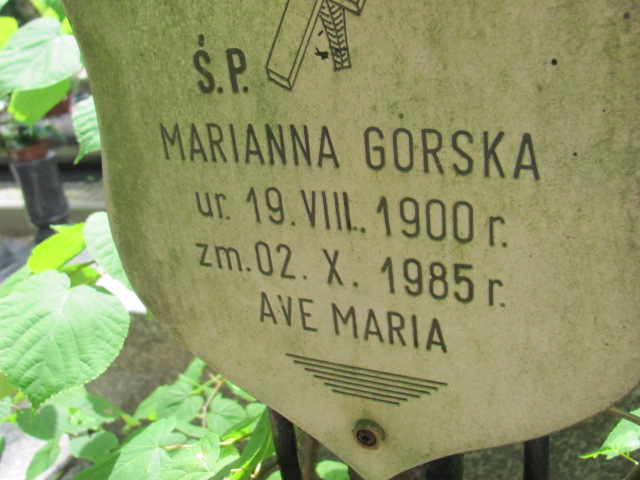 Marianna Górska 1900 Sopot - Grobonet - Wyszukiwarka osób pochowanych