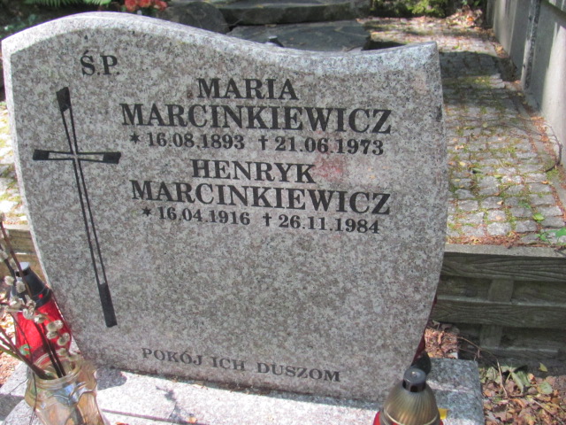 Maria Marcinkiewicz 1893 Sopot - Grobonet - Wyszukiwarka osób pochowanych