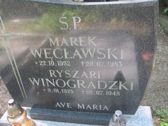 Ryszard Winogradzki 1925 Sopot par. - Grobonet - Wyszukiwarka osób pochowanych