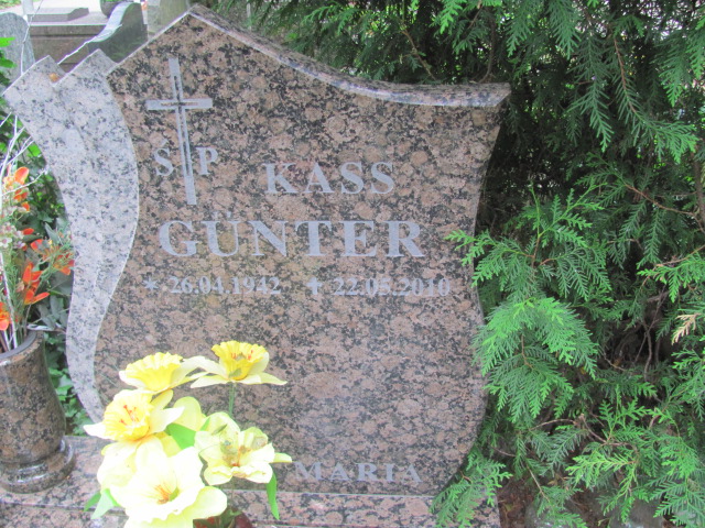 Gunter Antoni Kass 1942 Sopot par. - Grobonet - Wyszukiwarka osób pochowanych