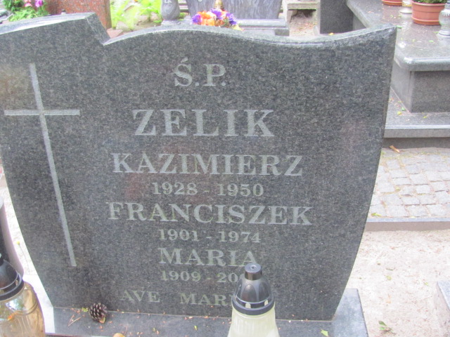 Franciszek Zelik 1901 Sopot - Grobonet - Wyszukiwarka osób pochowanych