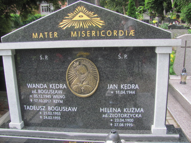 Wanda Aniela Kędra 1945 Sopot - Grobonet - Wyszukiwarka osób pochowanych