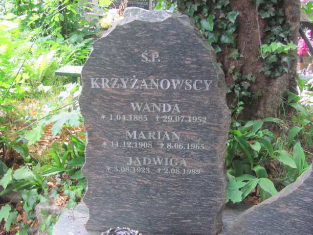 Wanda Krzyżanowska 1885 Sopot - Grobonet - Wyszukiwarka osób pochowanych