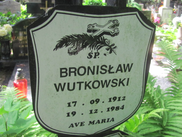 Bronisław Wutkowski 1912 Sopot parafialny - Grobonet - Wyszukiwarka osób pochowanych