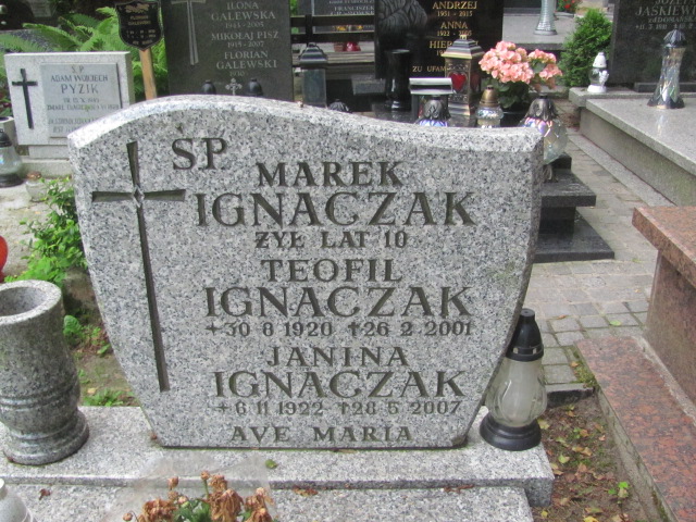 Marek Ignaczak 1920 Sopot - Grobonet - Wyszukiwarka osób pochowanych