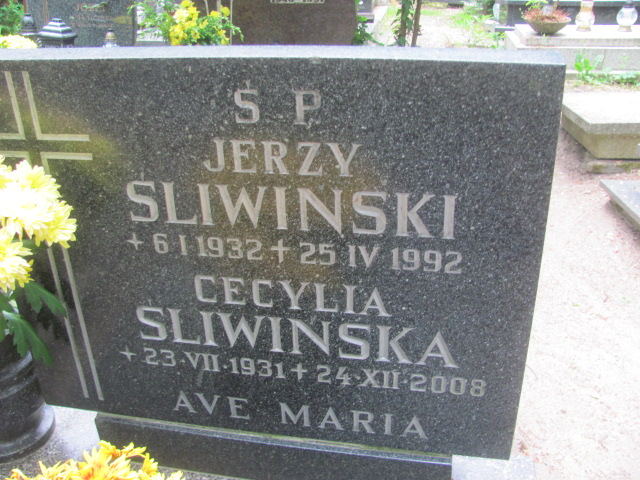 Cecylia Śliwińska 1931 Sopot - Grobonet - Wyszukiwarka osób pochowanych