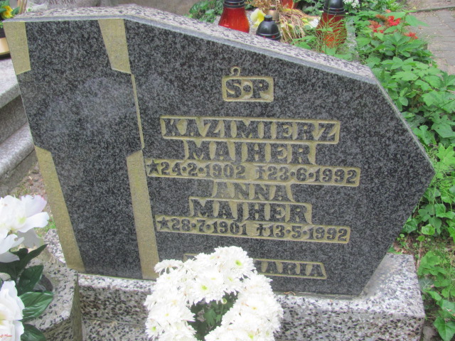 Anna Majcher 1901 Sopot par. - Grobonet - Wyszukiwarka osób pochowanych