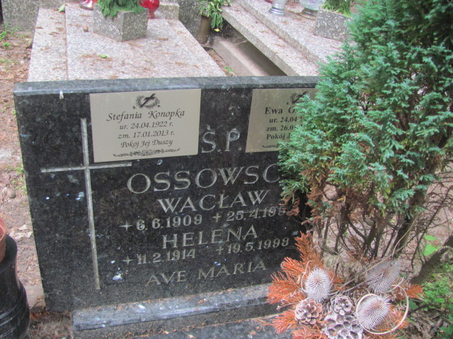 Ewa Ossowska 1947 Sopot - Grobonet - Wyszukiwarka osób pochowanych