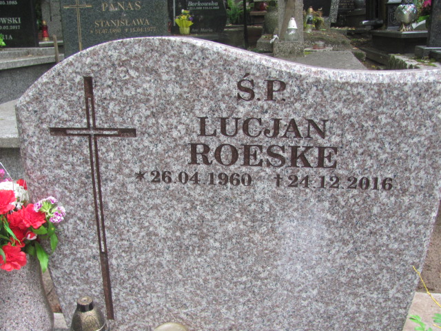 Lucjan Roeske 1960 Sopot - Grobonet - Wyszukiwarka osób pochowanych