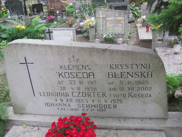 Klemens Koseda 1917 Sopot - Grobonet - Wyszukiwarka osób pochowanych