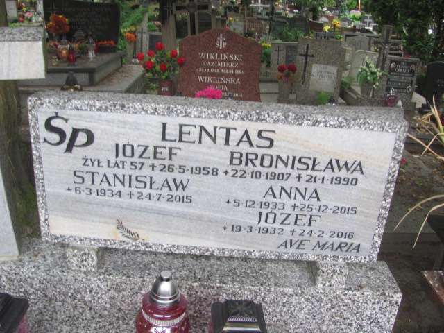 Anna Lentas 1933 Sopot - Grobonet - Wyszukiwarka osób pochowanych