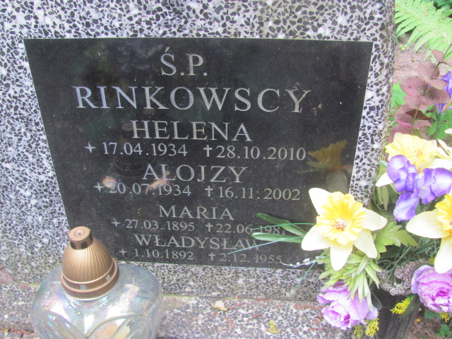 Władysław Rinkowski 1892 Sopot - Grobonet - Wyszukiwarka osób pochowanych