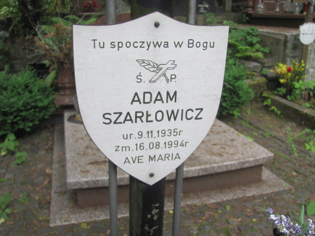 Adam Szarłowicz 1935 Sopot - Grobonet - Wyszukiwarka osób pochowanych