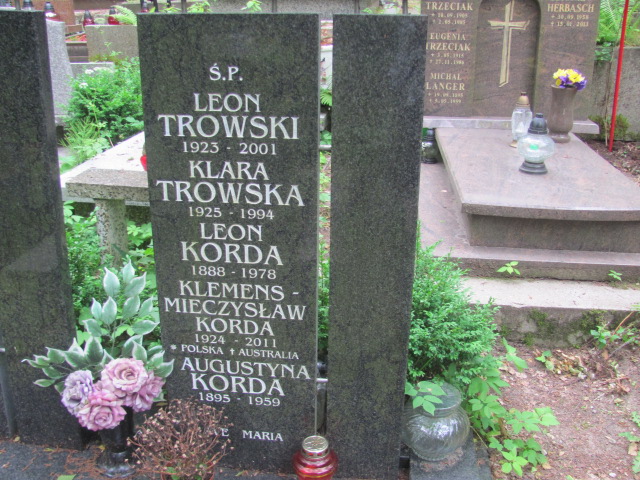 Augustyna Korda 1895 Sopot - Grobonet - Wyszukiwarka osób pochowanych