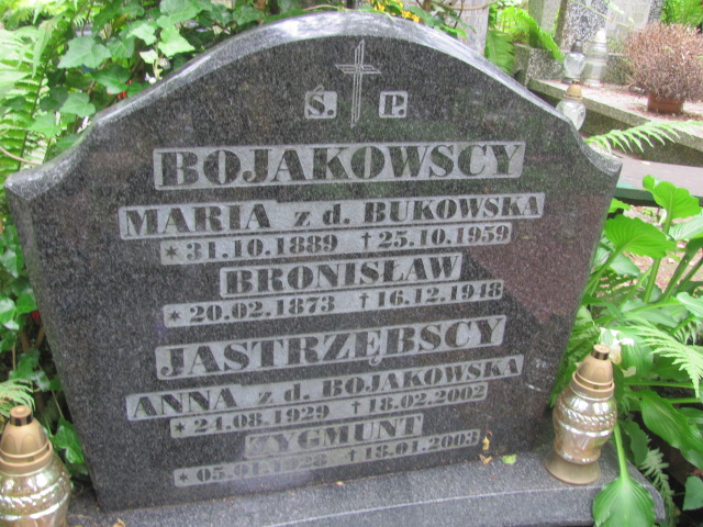 Bronisław Bojakowski 1873 Sopot - Grobonet - Wyszukiwarka osób pochowanych