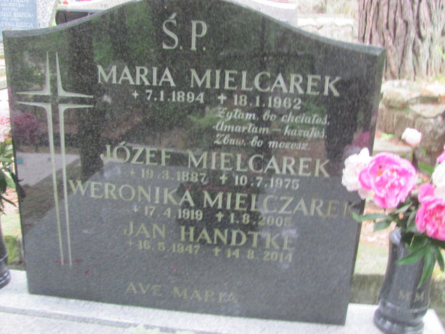 Maria Mielcarek 1894 Sopot - Grobonet - Wyszukiwarka osób pochowanych