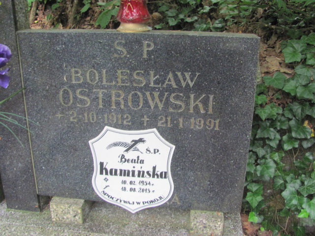 Zofia OSTROWSKA 1927 Sopot - Grobonet - Wyszukiwarka osób pochowanych