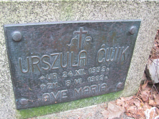 Urszula Ćwik 1952 Sopot - Grobonet - Wyszukiwarka osób pochowanych