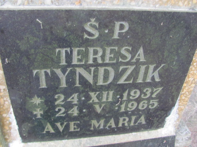 Teresa Tyndzik 1937 Sopot - Grobonet - Wyszukiwarka osób pochowanych