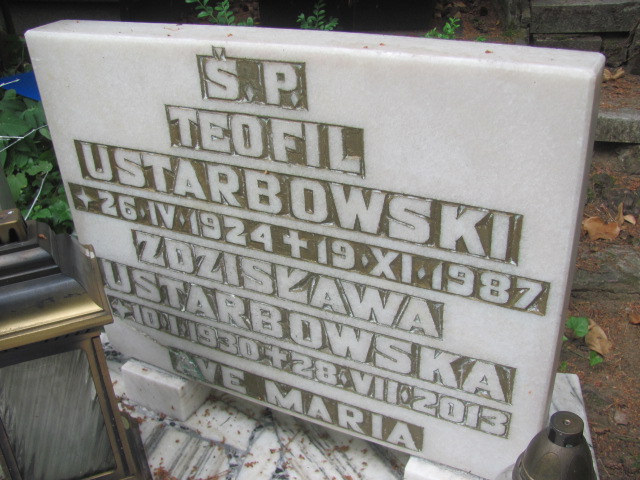 Teofil Ustarbowski 1924 Sopot par. - Grobonet - Wyszukiwarka osób pochowanych