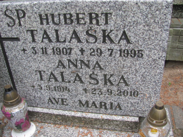 Hubert Talaśka 1907 Sopot - Grobonet - Wyszukiwarka osób pochowanych