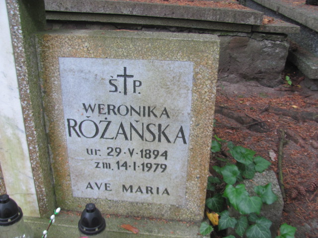 Weronika Różańska 1894 Sopot - Grobonet - Wyszukiwarka osób pochowanych