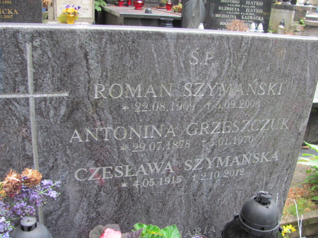 Antonina Grzeszczuk 1878 Sopot - Grobonet - Wyszukiwarka osób pochowanych