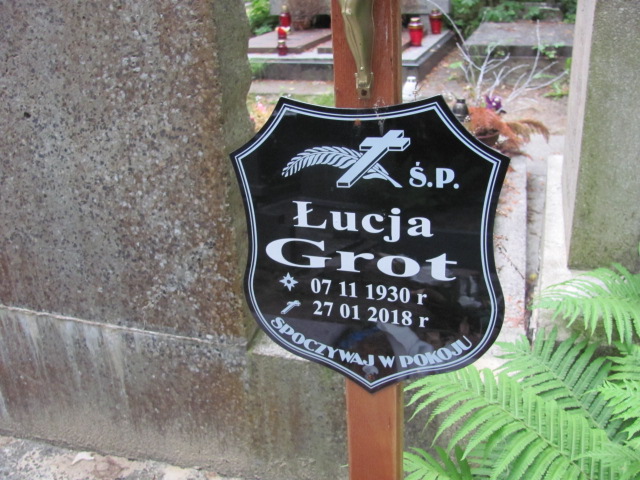Łucja Anna Grot 1930 Sopot - Grobonet - Wyszukiwarka osób pochowanych
