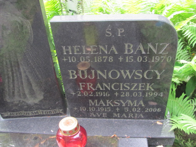 Helena Banz 1878 Sopot - Grobonet - Wyszukiwarka osób pochowanych