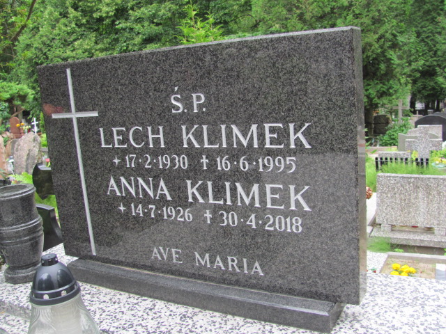 Anna Klimek 1926 Sopot - Grobonet - Wyszukiwarka osób pochowanych