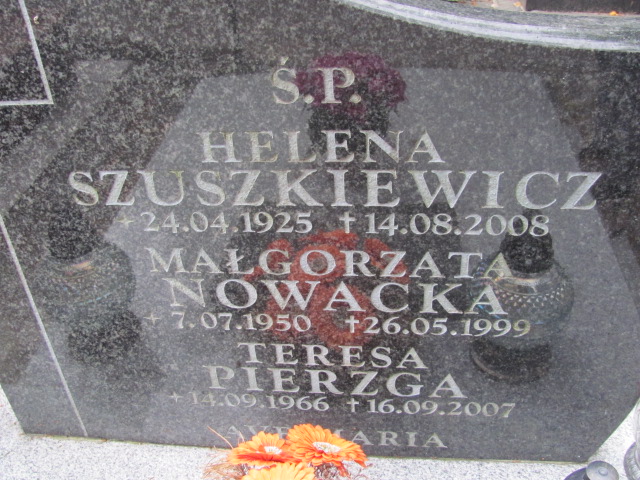 Małgorzata Nowacka 1950 Sopot - Grobonet - Wyszukiwarka osób pochowanych