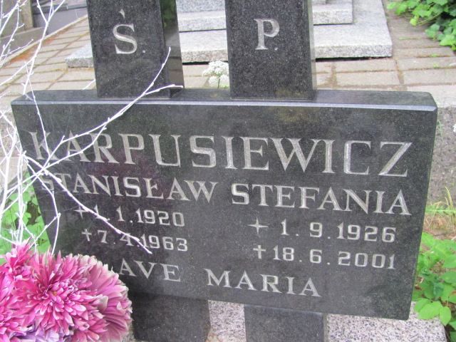 Stanisław Karpusiewicz 1920 Sopot - Grobonet - Wyszukiwarka osób pochowanych