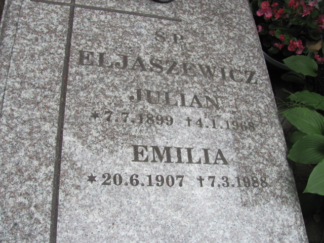 Emilia Eljaszewicz 1907 Sopot - Grobonet - Wyszukiwarka osób pochowanych