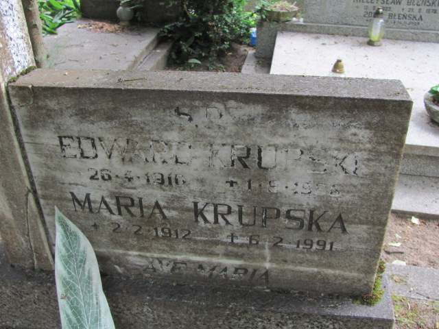Edward Krupski 1916 Sopot par. - Grobonet - Wyszukiwarka osób pochowanych
