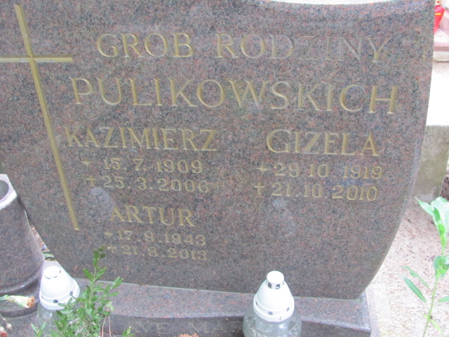 Artur Pulikowski 1943 Sopot parafialny - Grobonet - Wyszukiwarka osób pochowanych