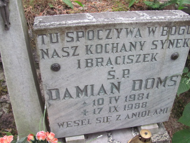 Eugeniusz DOMS 1955 Sopot - Grobonet - Wyszukiwarka osób pochowanych