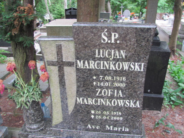 Zofia Marcinkowska 1918 Sopot par. - Grobonet - Wyszukiwarka osób pochowanych