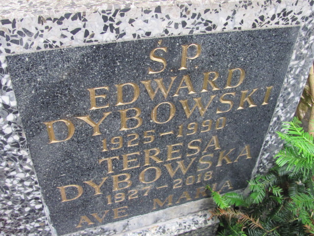 Edward Dybowski 1924 Sopot - Grobonet - Wyszukiwarka osób pochowanych